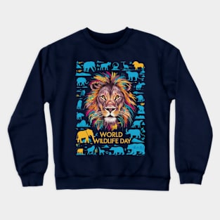 WORLD WILDLIFE DAY Crewneck Sweatshirt